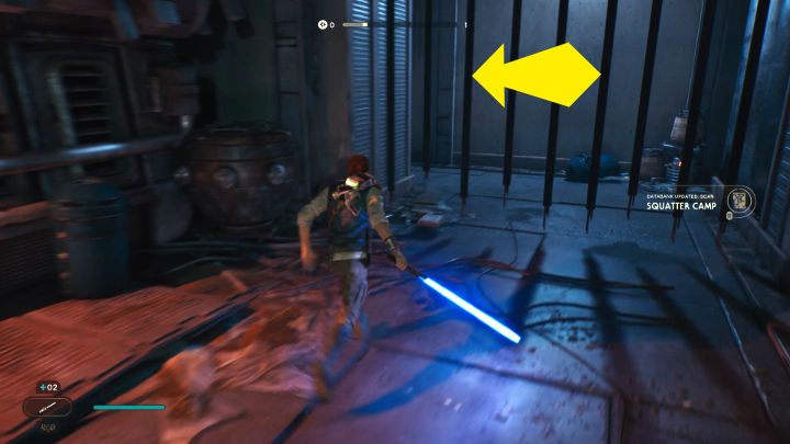 Pokonajcie przeciwników, a następnie skręćcie w korytarz za ich plecami - Star Wars Jedi Survivor: Coruscant - opis przejścia - Star Wars Jedi Survivor - poradnik do gry