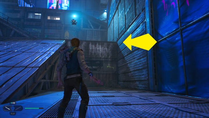 Podążając za Bode przebiegnijcie po dwóch ścianach - Star Wars Jedi Survivor: Coruscant - opis przejścia - Star Wars Jedi Survivor - poradnik do gry