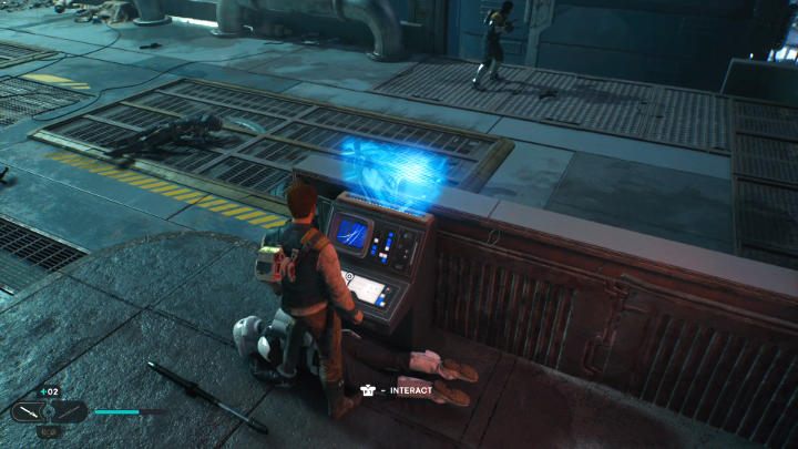 Zjedźcie po dachu, przeskoczcie nad przepaścią i pokonajcie kilku przeciwników - Star Wars Jedi Survivor: Coruscant - opis przejścia - Star Wars Jedi Survivor - poradnik do gry