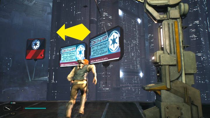 Korzystając z pomocy BD-1 aktywujcie linkę - Star Wars Jedi Survivor: Coruscant - opis przejścia - Star Wars Jedi Survivor - poradnik do gry