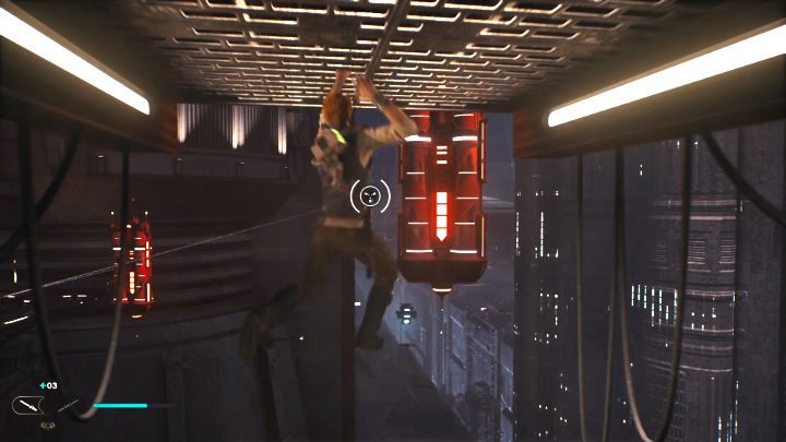 Nieco dalej będziecie musieli zmierzyć się z kilkoma przeciwnikami - Star Wars Jedi Survivor: Coruscant - opis przejścia - Star Wars Jedi Survivor - poradnik do gry