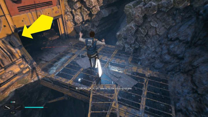 Idźcie dalej ścieżką w lewą stronę - Star Wars Jedi Survivor: Odszukaj Greeza (Find Greez) - Star Wars Jedi Survivor - poradnik do gry