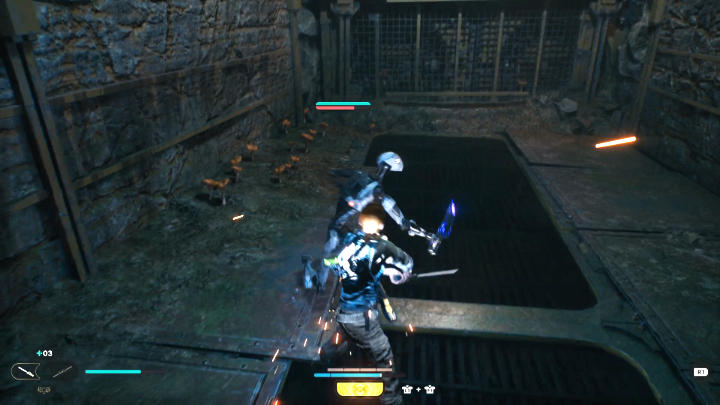 W środku czeka Was walka z droidem BX - Star Wars Jedi Survivor: Odszukaj Greeza (Find Greez) - Star Wars Jedi Survivor - poradnik do gry