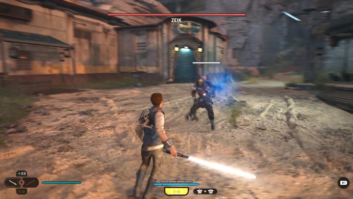 Trzecim fabularnym bossem gry Star Wars Jedi Survivor jest Zeik, który jest jednym z Jeźdźców Chaosu - Star Wars Jedi Survivor: Odszukaj Greeza (Find Greez) - Star Wars Jedi Survivor - poradnik do gry