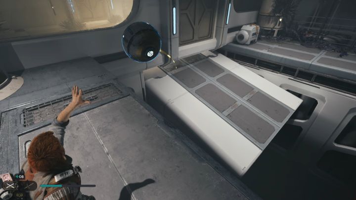 Szybko pobiegnijcie do prawego pomieszczenia - Jedi Survivor: Zagadka wzmacniacza kul w Laboratorium badawczym Republiki - Star Wars Jedi Survivor - poradnik do gry