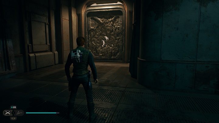 W pobliżu znajduje się urządzenie, dzięki któremu będziecie mogli przyzwać Droida Minę - Jedi Survivor: Kamieniołom myśliwego - lista sekretów - Star Wars Jedi Survivor - poradnik do gry