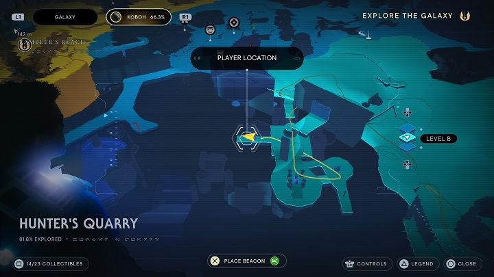 Dzięki temu będziecie mogli otrzymać kolejną bazę danych - Jedi Survivor: Kamieniołom myśliwego - lista sekretów - Star Wars Jedi Survivor - poradnik do gry