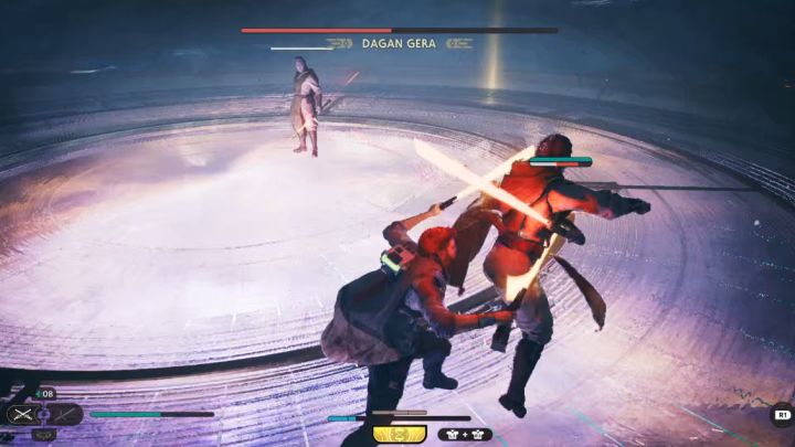 Najciekawszy z nowych ataków Dagana to przyzywanie klonów - Jedi Survivor: Jak pokonać bossa Dagan Gera na Pokładzie widokowym? - Star Wars Jedi Survivor - poradnik do gry