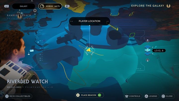 Po drugiej stronie rzeczki znajdziecie kolejną porcję nasion - Jedi Survivor: Koryto - lista sekretów - Star Wars Jedi Survivor - poradnik do gry