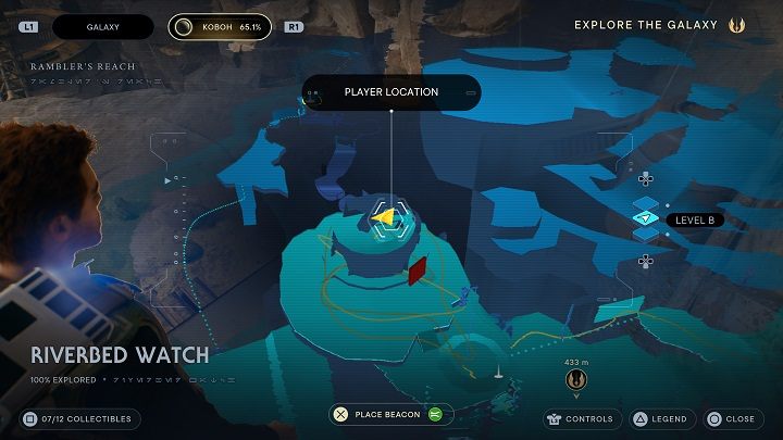 Wejdźcie do budynku i udajcie się na wprost - Jedi Survivor: Koryto - lista sekretów - Star Wars Jedi Survivor - poradnik do gry