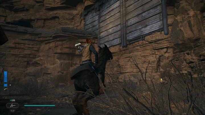 Będąc na wierzchowcu wróćcie się do wcześniej wspomnianego budynku - Jedi Survivor: Podgórskie wodospady - lista sekretów - Star Wars Jedi Survivor - poradnik do gry