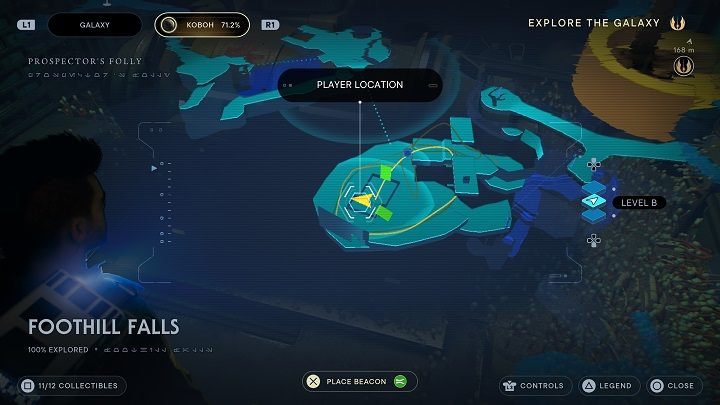 Znajdziecie skrzynię zwiększającą maksymalną ilość Stymów, które posiadacie - Jedi Survivor: Podgórskie wodospady - lista sekretów - Star Wars Jedi Survivor - poradnik do gry