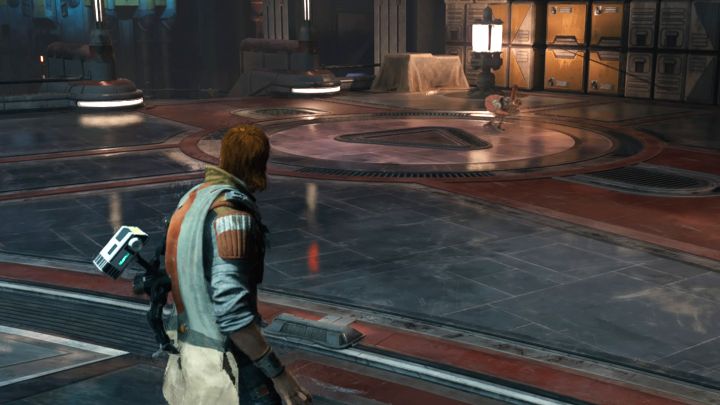 Obok Modliszki możecie spotkać droida złomiarza - Jedi Survivor: Hangar 2046-C z planety Coruscant - lista sekretów - Star Wars Jedi Survivor - poradnik do gry