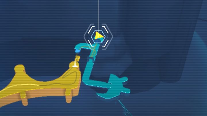 Na końcu górnego korytarza obok hangaru jest niebieski bezpiecznik - Jedi Survivor: Hangar 2046-C z planety Coruscant - lista sekretów - Star Wars Jedi Survivor - poradnik do gry