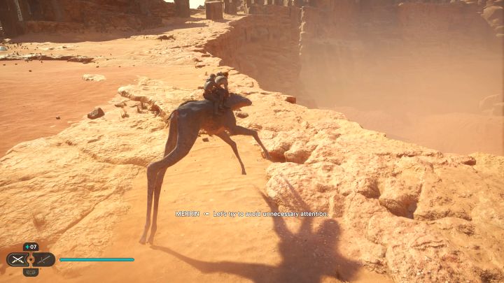 Sposób odblokowania: Zrzuć wierzchowca w wielką przepaść - Star Wars Jedi Survivor: Trofea / Osiągnięcia - lista wszystkich, poradnik trofeowy - Star Wars Jedi Survivor - poradnik do gry