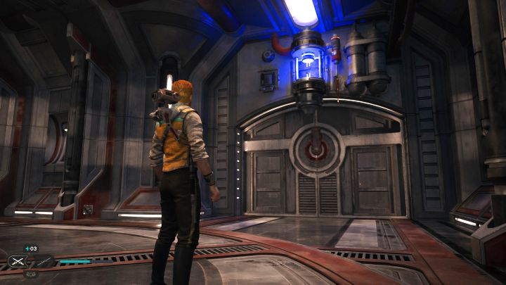 Zamknięte niebieskie przejścia możecie odnajdywać niemal od samego początku gry, tzn - Star Wars Jedi Survivor: Jak przeładować niebieskie przewody? - Star Wars Jedi Survivor - poradnik do gry