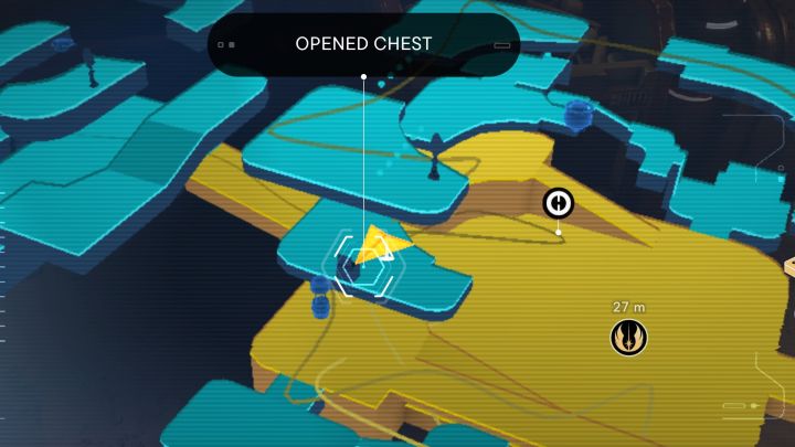 To jeden z sekretów z górnych półek Archiwum, przy czym dodatkowo musicie odblokować w fabule strzałkę elektryczną BD-1 - Jedi Survivor: Archiwum z planety Jedha - lista sekretów - Star Wars Jedi Survivor - poradnik do gry