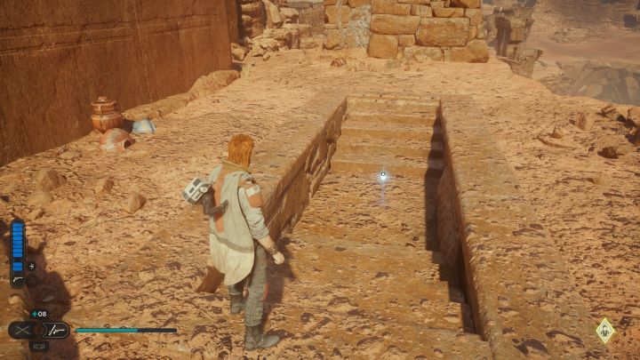 Musicie rozwiązać zagadkę Ścieżki pewności - opisaliśmy ją w rozdziale Zagadki - Jedi Survivor: Ścieżka pewności z planety Jedha - lista sekretów - Star Wars Jedi Survivor - poradnik do gry