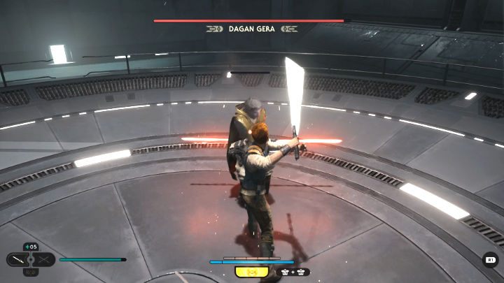 Po raz drugi będziecie musieli stanąć do walki z Daganem Gera - Star Wars Jedi Survivor: Uratuj Zee z Lucrehulka (Rescue Zee from the Lucrehulk) - Star Wars Jedi Survivor - poradnik do gry