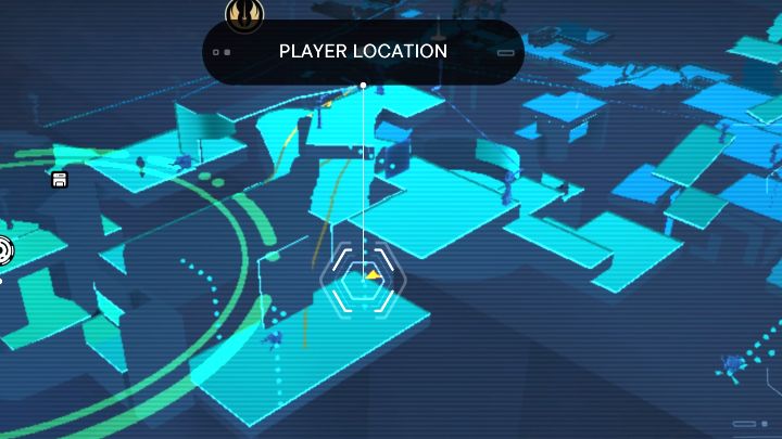 Dotrzyjcie do dołu z potworami z obrazka 1 - Jedi Survivor: Punkt zbiorny linii ze Zniszczonego Księżyca - lista sekretów - Star Wars Jedi Survivor - poradnik do gry