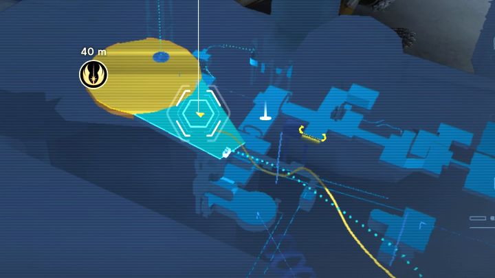 Dotrzyjcie do miejsca, w którym Cal może chwytać się lin - Jedi Survivor: Fabrykatory superkonstrukcji ze Zniszczonego Księżyca - lista sekretów - Star Wars Jedi Survivor - poradnik do gry