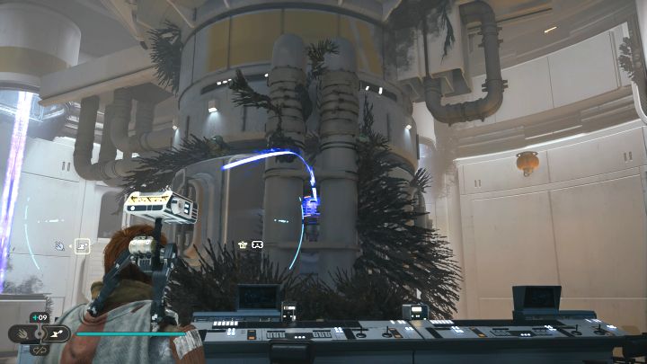 Musicie mieć odblokowaną strzałkę elektryczną BD-1 dzięki postępom w fabule - Jedi Survivor: Laboratorium badawcze Republiki ze Zniszczonego Księżyca - lista sekretów - Star Wars Jedi Survivor - poradnik do gry