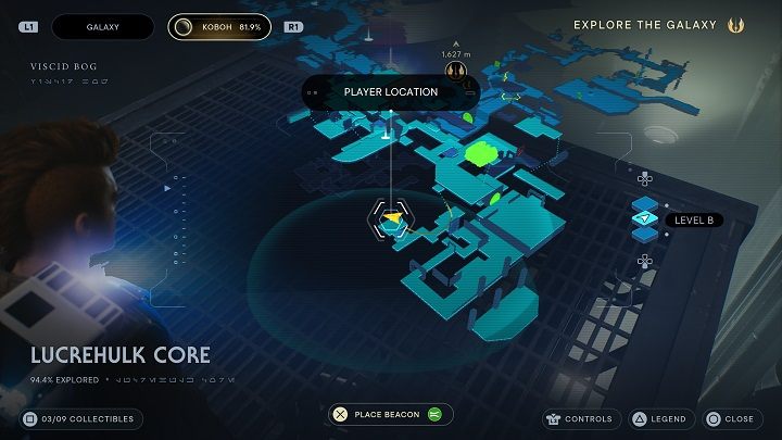 Za nimi znajdziecie esencję, która da Wam bardzo dużo doświadczenia - Jedi Survivor: Rdzeń Lucrehulka - lista sekretów - Star Wars Jedi Survivor - poradnik do gry