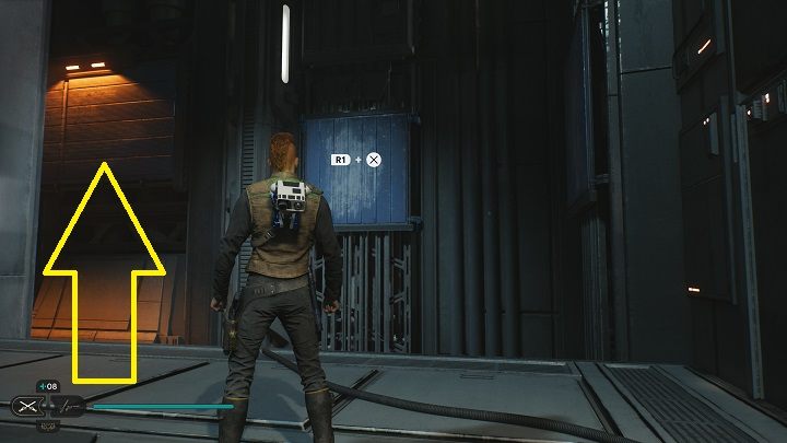 Gdy dostaniecie się wyżej znów pomanipulujcie płytami, aby były jeszcze wyżej - Jedi Survivor: Przednia Wieża Dowodzenia - lista sekretów - Star Wars Jedi Survivor - poradnik do gry