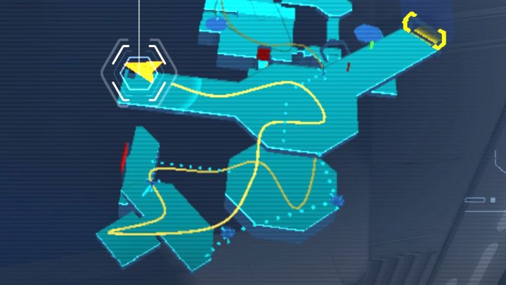 Musicie katapultować się z balonu i dotrzeć do półek nad ośmiokątną platformą - Jedi Survivor: Centralne dowództwo z Nova Garon - lista sekretów - Star Wars Jedi Survivor - poradnik do gry