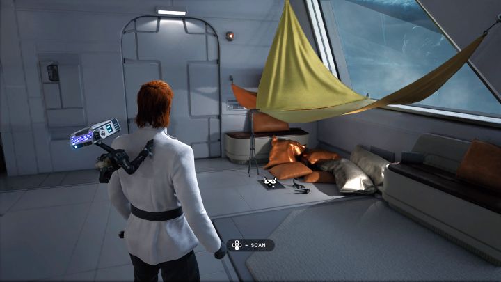 Musicie dotrzeć do kwatery Bodea w trakcie korzystania z przebrania oficera - Jedi Survivor: Kwatery oficerskie z Nova Garon - lista sekretów - Star Wars Jedi Survivor - poradnik do gry