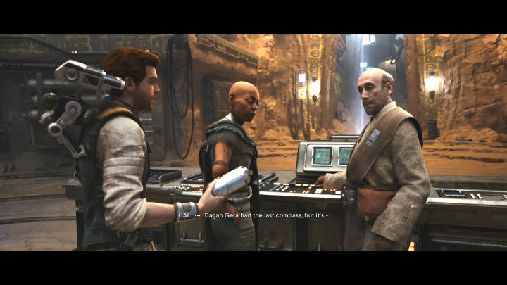 Po wylądowaniu w bazie na Jedzie, udajcie się prosto do archiwum i przekażcie kompas Cordovie - Star Wars Jedi Survivor: Przynieś kompas do Cordovy na Jedzie (Bring Compass to Cordova on Jedha) - Star Wars Jedi Survivor - poradnik do gry