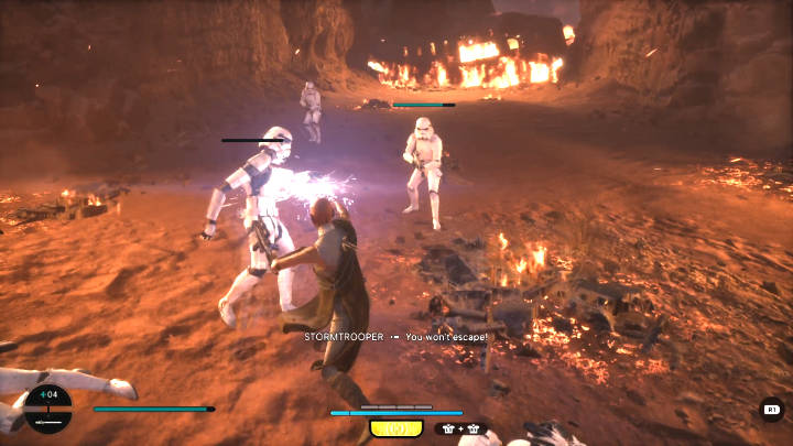 Wcielicie się w Cere i będziecie musieli spróbować powstrzymać oblężenie - Star Wars Jedi Survivor: Przynieś kompas do Cordovy na Jedzie (Bring Compass to Cordova on Jedha) - Star Wars Jedi Survivor - poradnik do gry