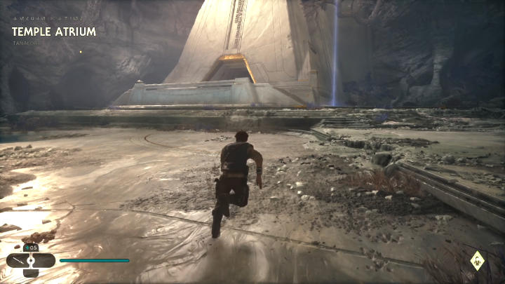 Idąc liniową ścieżką, dojdziecie do świątyni (Temple Atrium) - Star Wars Jedi Survivor: Staw czoła Bodeowi na Tanalorze (Confront Bode on Tanalorr) - Star Wars Jedi Survivor - poradnik do gry