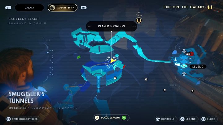 Lokalizacja: Koboh - Tunele przemytnika - Jedi Survivor: Wszystkie ryby - lista sekretów - Star Wars Jedi Survivor - poradnik do gry