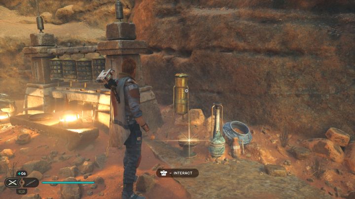 Zwój z Jedhy leży na ziemi obok poprzedniej znajdźki - Jedi Survivor: Mury klasztorne z planety Jedha - lista sekretów - Star Wars Jedi Survivor - poradnik do gry