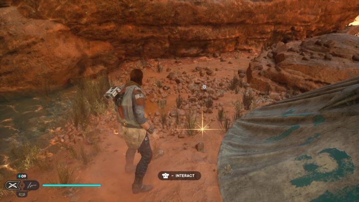 Zwój z Jedhy również znajdziecie obok namiotu - Jedi Survivor: Boska oaza z planety Jedha - lista sekretów - Star Wars Jedi Survivor - poradnik do gry