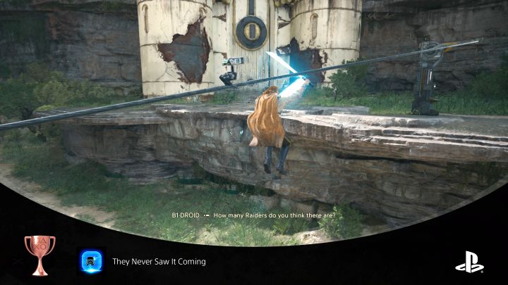 Ataki skrytobójcze ułatwiają eliminowanie przeciwników, ale możecie też dzięki nim odblokować trofeum They Never Saw It Coming - Jedi Survivor: Czy są skradanie i ataki skrytobójcze? - Star Wars Jedi Survivor - poradnik do gry