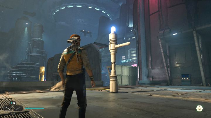 W przypadku linek do rozwieszenia możecie natrafiać na nieaktywne stanowiska (Disconnected Zipline) - Star Wars Jedi Survivor: Czy są skróty? - Star Wars Jedi Survivor - poradnik do gry