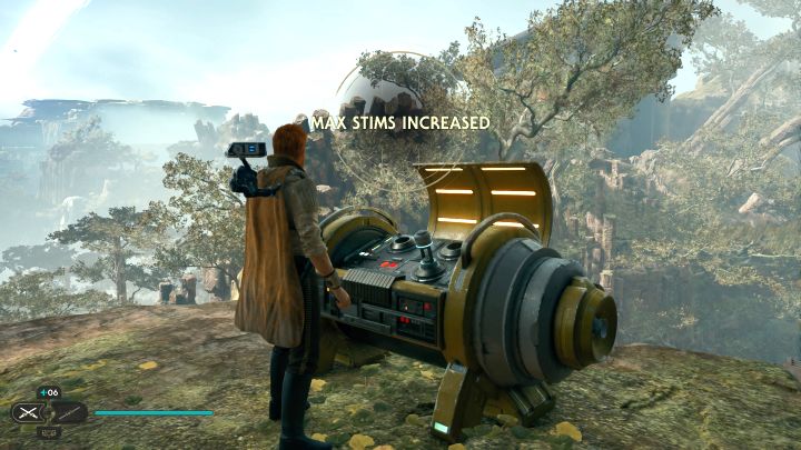 W Jedi Survivor identycznie jak w Jedi Fallen Order zdrowie głównego bohatera nie może się samoczynnie regenerować po przejściu w stan bezczynności - Star Wars Jedi Survivor: Jak leczyć postać i przenosić więcej stymów? - Star Wars Jedi Survivor - poradnik do gry