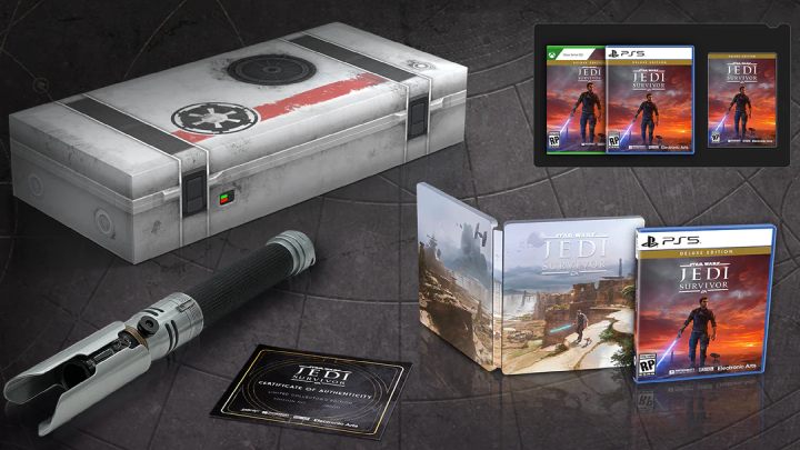 Edycja Kolekcjonerska Star Wars Jedi Survivor zawiera - Star Wars Jedi Survivor: Edycje gry - Star Wars Jedi Survivor - poradnik do gry