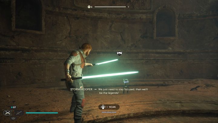 Tytułowa sala medytacyjna jest okrągła i dotrzecie do niej niedługo po minięciu punktu medytacji Krypta Uhrmy - Jedi Survivor: Panteon na szlaku z planety Jedha - lista sekretów - Star Wars Jedi Survivor - poradnik do gry