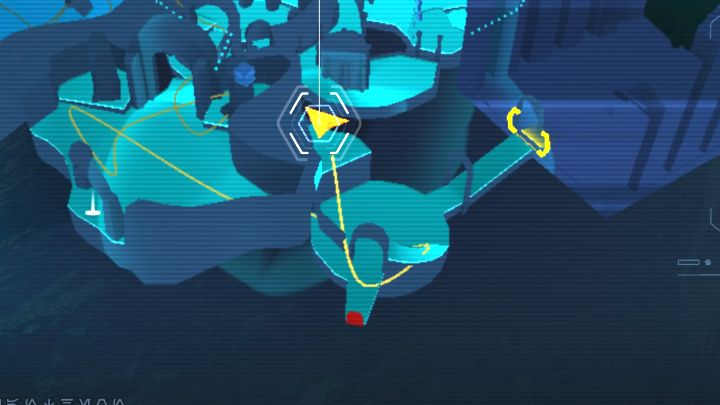 Pozostańcie w miejscu znalezienia poprzedniej znajdźki i wykonajcie długi bieg po ścianie do skrzyni zaznaczonej na obrazku 1 - Jedi Survivor: Panteon na szlaku z planety Jedha - lista sekretów - Star Wars Jedi Survivor - poradnik do gry