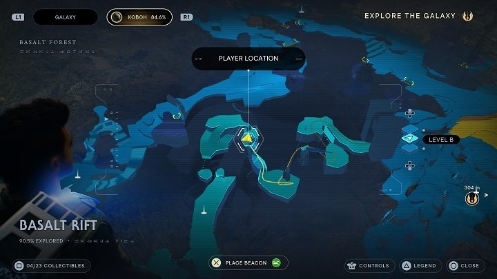 Na górze znajdziecie odłamek Priorytu - Jedi Survivor: Bazaltowa Szczelina - lista sekretów - Star Wars Jedi Survivor - poradnik do gry