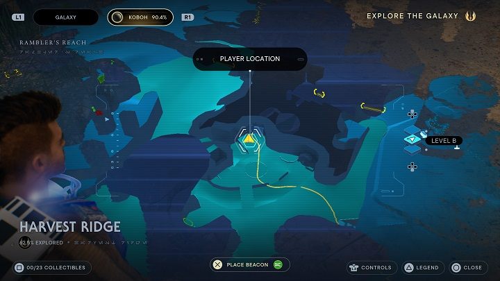 Dostaniecie się tam z Grzbietu Żniwiarzy - Jedi Survivor: Spleśniałe Głębiny - lista sekretów - Star Wars Jedi Survivor - poradnik do gry