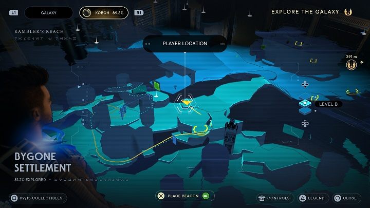 Gdy wespniecie się na górę, natkniecie się na grupę przeciwników - Jedi Survivor: Osada Bygone - lista sekretów - Star Wars Jedi Survivor - poradnik do gry