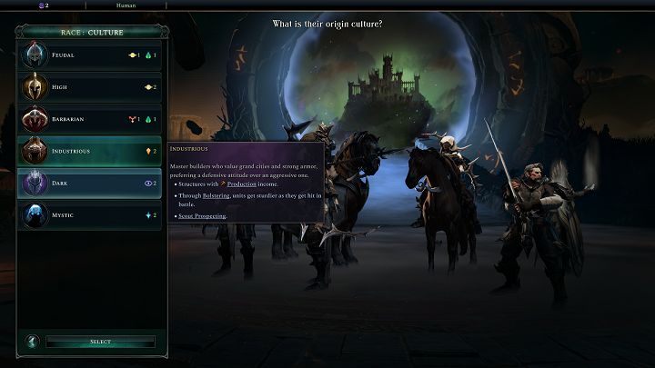 Kultura zapewni wam 2 punkty więzi materium, czyli magii fizycznej - pozwala na zwiększenie produkcji w mieście o +2 punkty na każdy poziom więzi - Age of Wonders 4: Kultury - Age of Wonders 4 - poradnik do gry