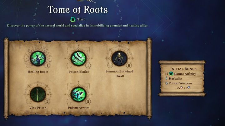 Pasywny bonus tej księgi to +2 punkty więzi natury, sanktuarium dzikiej przyrody i przywódca stada - Age of Wonders 4: Księgi Magii - Age of Wonders 4 - poradnik do gry