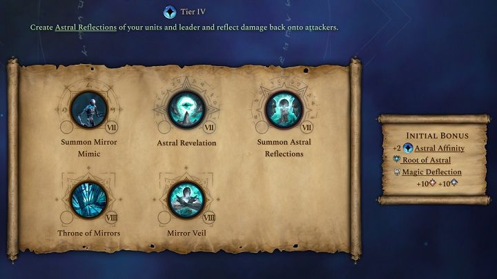 Pasywny bonus tej księgi to +2 punkty więzi astralnej, źródło astralne i odbicie magii - Age of Wonders 4: Księgi Magii - Age of Wonders 4 - poradnik do gry