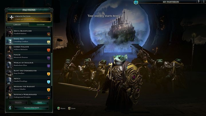 Możecie wybrać jedną z dwóch frakcji - Age of Wonders 4: Rasy - Age of Wonders 4 - poradnik do gry