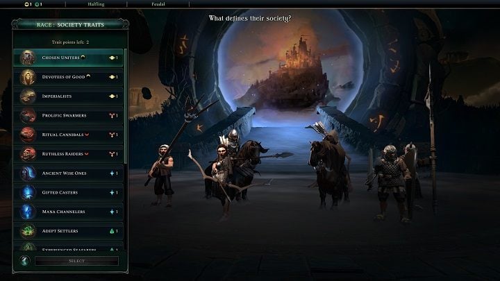 Cechy społeczne to dodatkowy atrybut Waszej rasy, który będziecie mogli spersonalizować do potrzeb waszego państwa - Age of Wonders 4: Tworzenie frakcji - Age of Wonders 4 - poradnik do gry